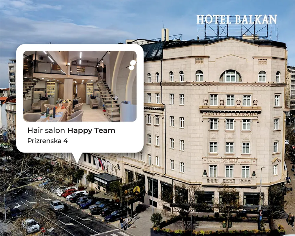 Hair salon center Belgrade Happy Team