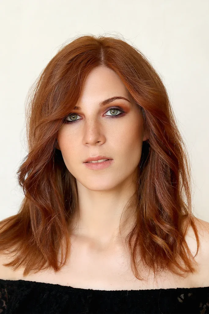 red hair color Belgrade Happy Team salon